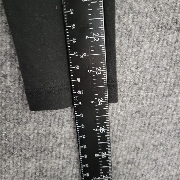 MM LAFLEUR The Octavia Top Black Faux Wrap Long Sleeve Minimalist SIZE XS - Picture 11 of 11